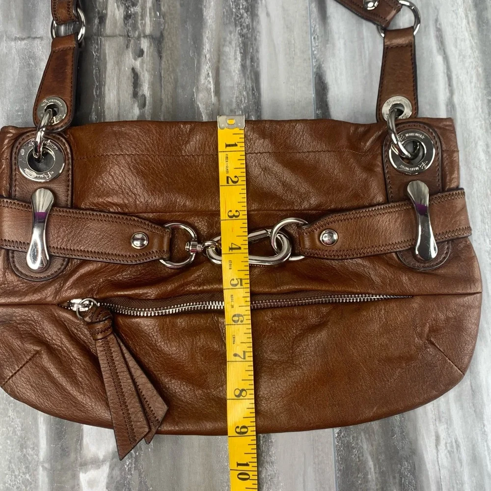 B. Makowsky Brown Super Soft Leather Some Wear - Picture 11 of 12